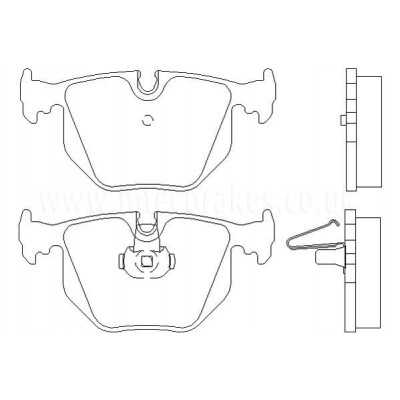 MTECPAD4494 Plaquettes de frein performance Brakes and Spacers