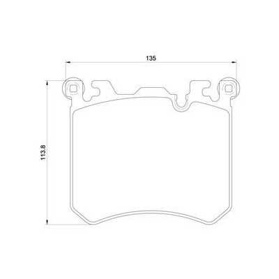 MDB3128 Plaquettes de frein Performance Mintex