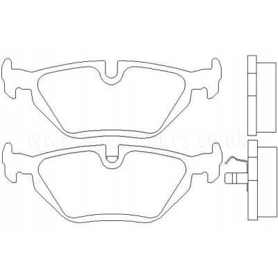 DP31079C Plaquettes de frein EBC Redstuff