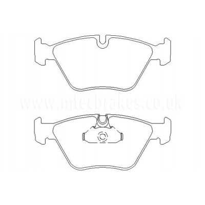 DP41089R Plaquettes de frein EBC Yellowstuff