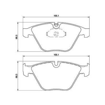 MDB3133 Plaquettes de frein Performance Mintex