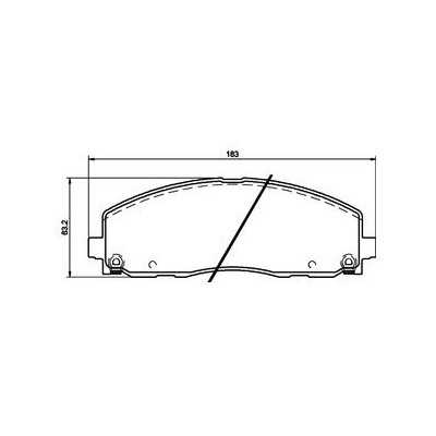 MDB3270 Plaquettes de frein Performance Mintex