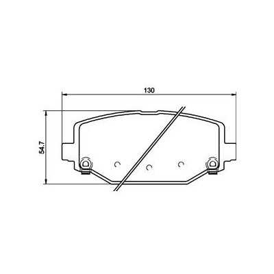 MDB3271 Plaquettes de frein Performance Mintex