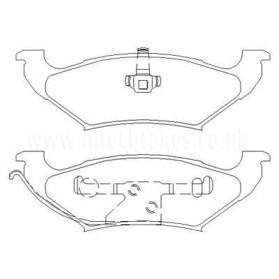 MDB2333 Plaquettes de frein Performance Mintex