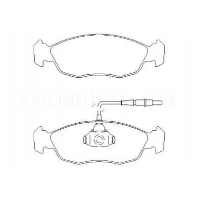 P61054 Plaquettes de frein Brembo