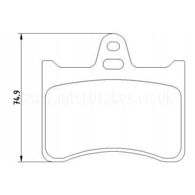 MDB1135 Plaquettes de frein Performance Mintex