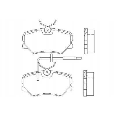 MDB1376 Plaquettes de frein Performance Mintex