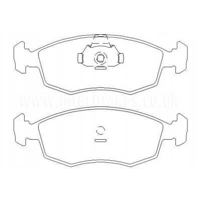 DP21337 Plaquettes de frein EBC Greenstuff 