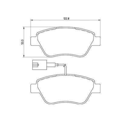 MDB3193 Plaquettes de frein Performance Mintex