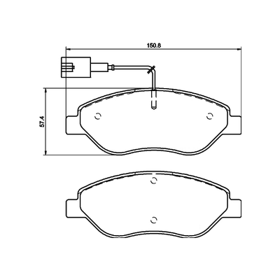 MDB3318 Plaquettes de frein Performance Mintex