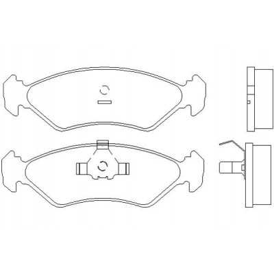 BW374 Plaquettes de frein Performance Brakeworld