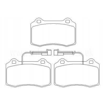 DP41031R Plaquettes de frein EBC Yellowstuff