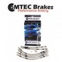 Ford Focus (Disques Arrière) Exc.RS 98 - 9/00 Zinc Plated MTEC Performance Brake Hoses FORD6P-4236