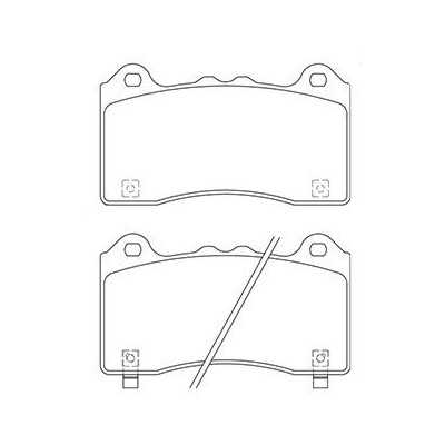 DP42274R Plaquettes de frein EBC Yellowstuff