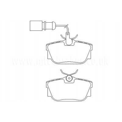 DP21445 Plaquettes de frein EBC Greenstuff 