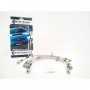 Ford Mondeo Mk 1 Berline  ( Rear Drum ) not ST200 1996 - 2002 Zinc Plated MTEC Performance Brake Hoses - FORD4P-1950