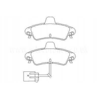 DP3965C Plaquettes de frein EBC Redstuff