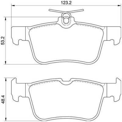 MTECPAD4596 Plaquettes de frein performance Brakes and Spacers