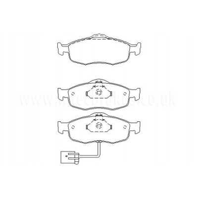 DP4955R Plaquettes de frein EBC Yellowstuff