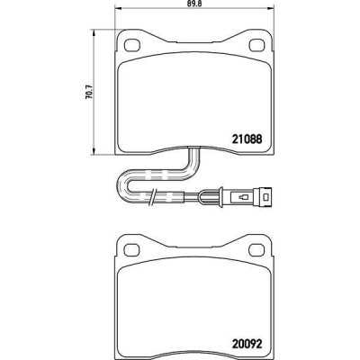 DP3753C Plaquettes de frein EBC Redstuff