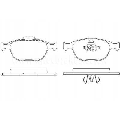 MTECPAD4232 Plaquettes de frein performance Brakes and Spacers