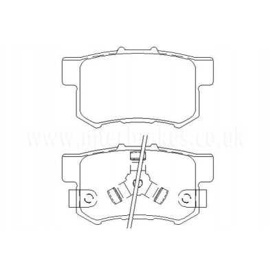 MDB2710 Plaquettes de frein Performance Mintex