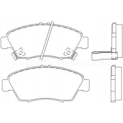 MTECPAD4120 Plaquettes de frein performance Brakes and Spacers