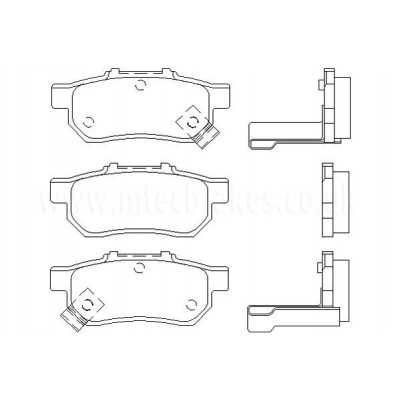 MDB1616 Plaquettes de frein Performance Mintex