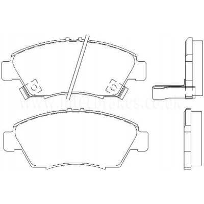 MTECPAD4100 Plaquettes de frein performance Brakes and Spacers