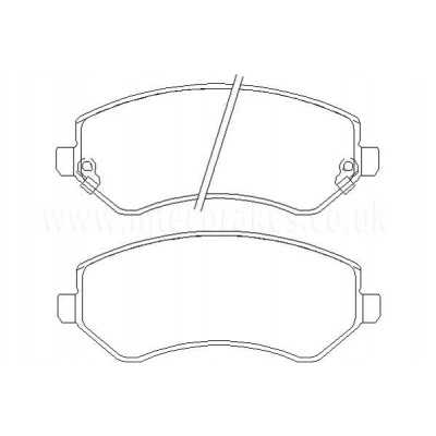 MDB2215 Plaquettes de frein Performance Mintex