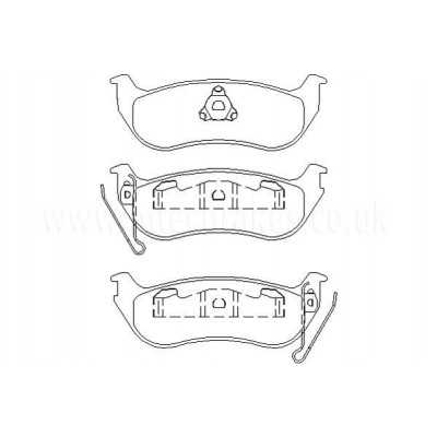 MDB2550 Plaquettes de frein Performance Mintex