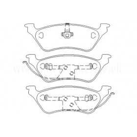 MDB2217 Plaquettes de frein Performance Mintex