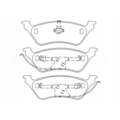 MDB2217 Plaquettes de frein Performance Mintex