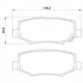MDB3011 Plaquettes de frein Performance Mintex