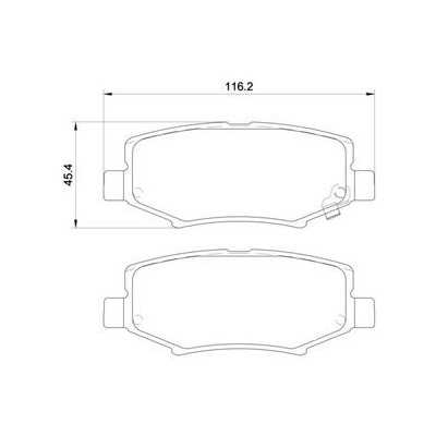 MDB3011 Plaquettes de frein Performance Mintex