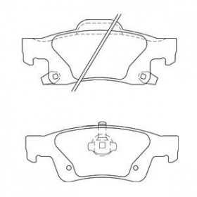 MDB3165 Plaquettes de frein Performance Mintex