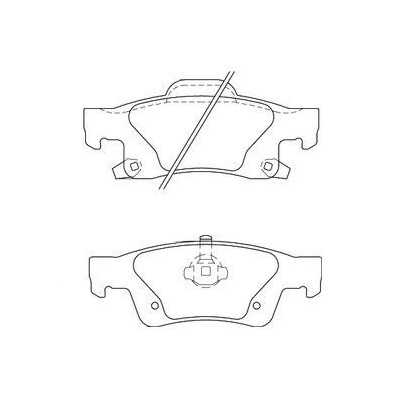 MDB3165 Plaquettes de frein Performance Mintex