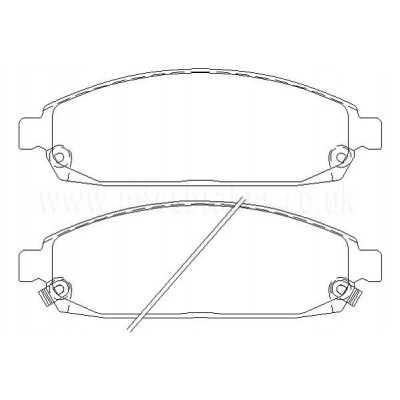 MTECPAD4234 Plaquettes de frein performance Brakes and Spacers