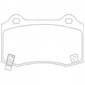 MDB2997 Plaquettes de frein Performance Mintex