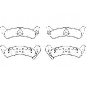 MDB2349 Plaquettes de frein Performance Mintex