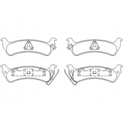 MDB2349 Plaquettes de frein Performance Mintex