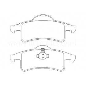 MDB2154 Plaquettes de frein Performance Mintex