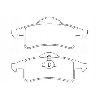 MDB2154 Plaquettes de frein Performance Mintex