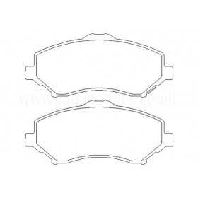 MDB3000 Plaquettes de frein Performance Mintex