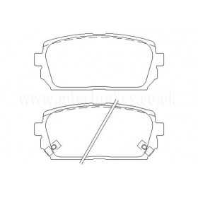 MDB2866 Plaquettes de frein Performance Mintex