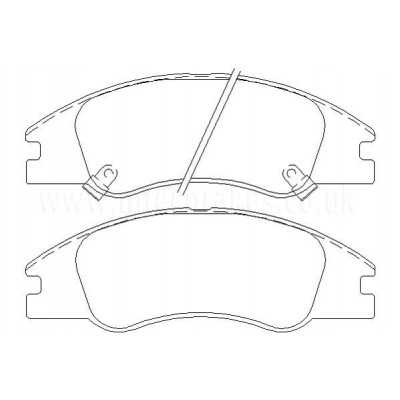 DP21568 Plaquettes de frein EBC Greenstuff 