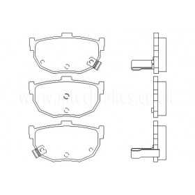 MDB2352 Plaquettes de frein Performance Mintex