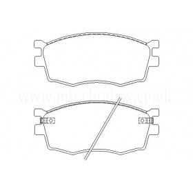 DP21768 Plaquettes de frein EBC Greenstuff 