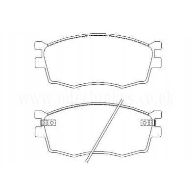 MDB2733 Plaquettes de frein Performance Mintex