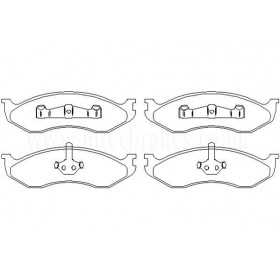 DP41022R Plaquettes de frein EBC Yellowstuff